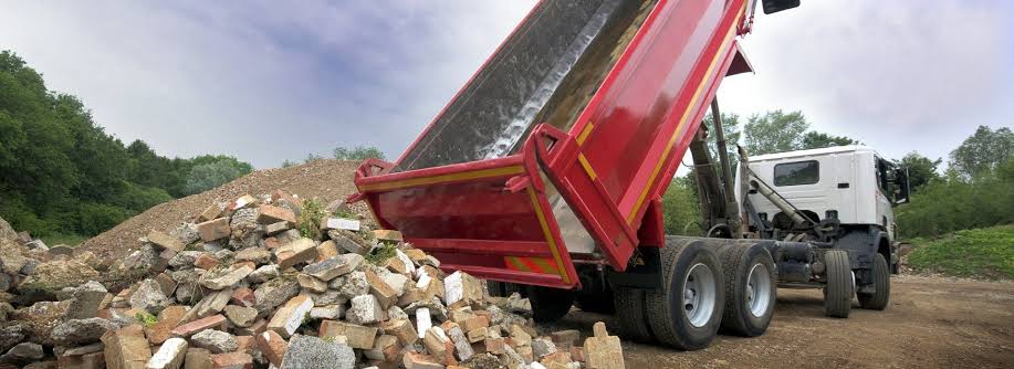 Large grab lorry